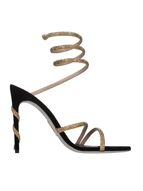 Sandali Margot in camoscio,raso e strass RENE CAOVILLA | C11339-105-R001V184 MARGOTORO